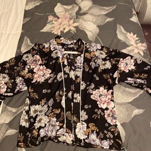 Black Kimono-ish Short Jacket
